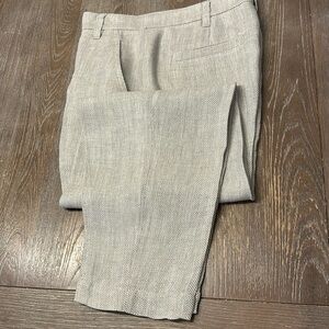 Brunello Cucinelli 100% linen pants size :40